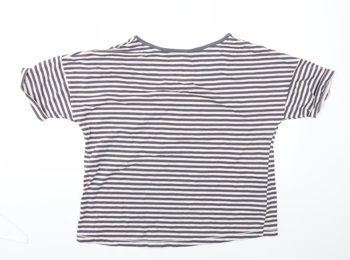 Debenhams Womens Multicoloured Striped  Basic T-Shirt Size 14