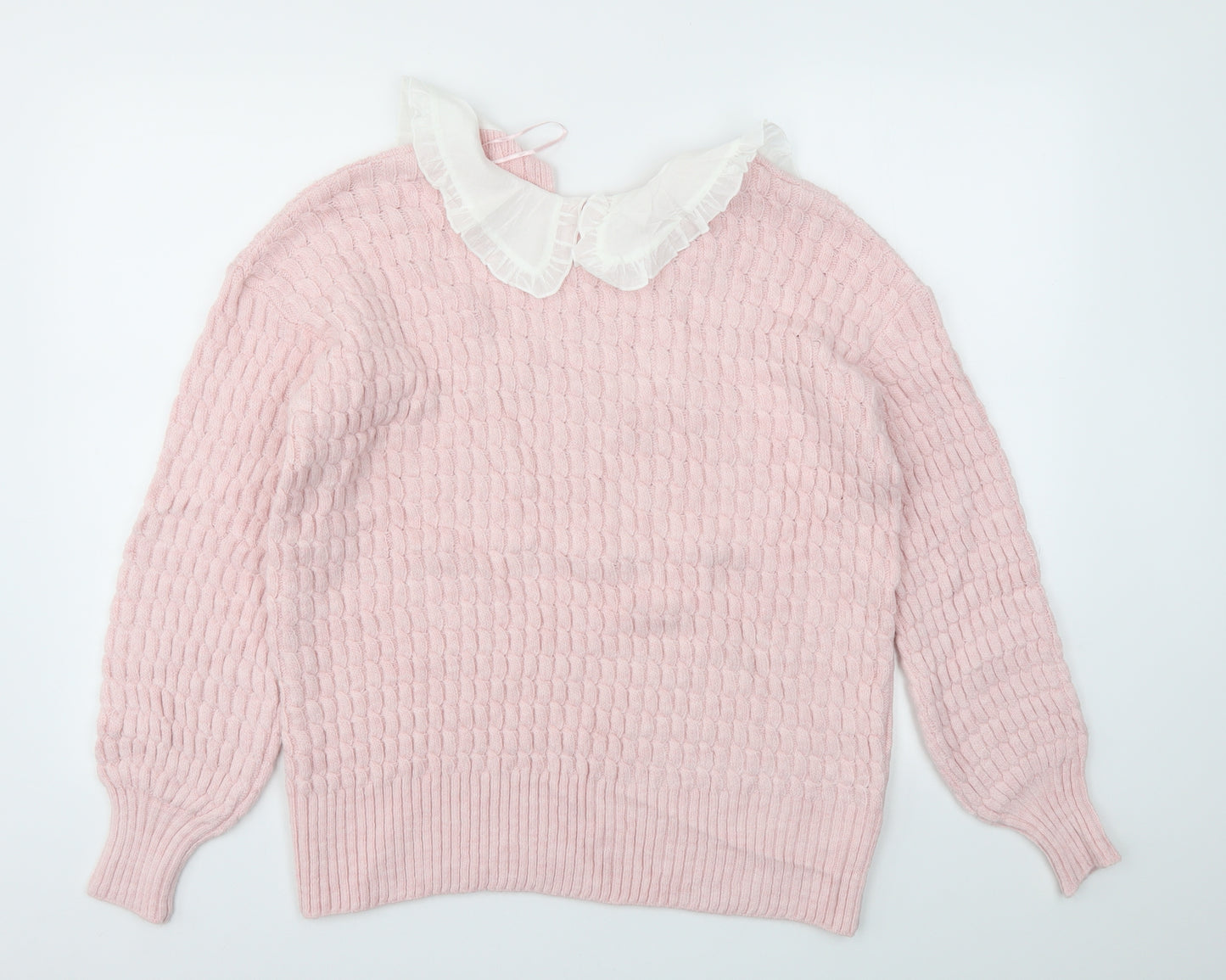 M&S Womens Pink   Pullover Jumper Size M