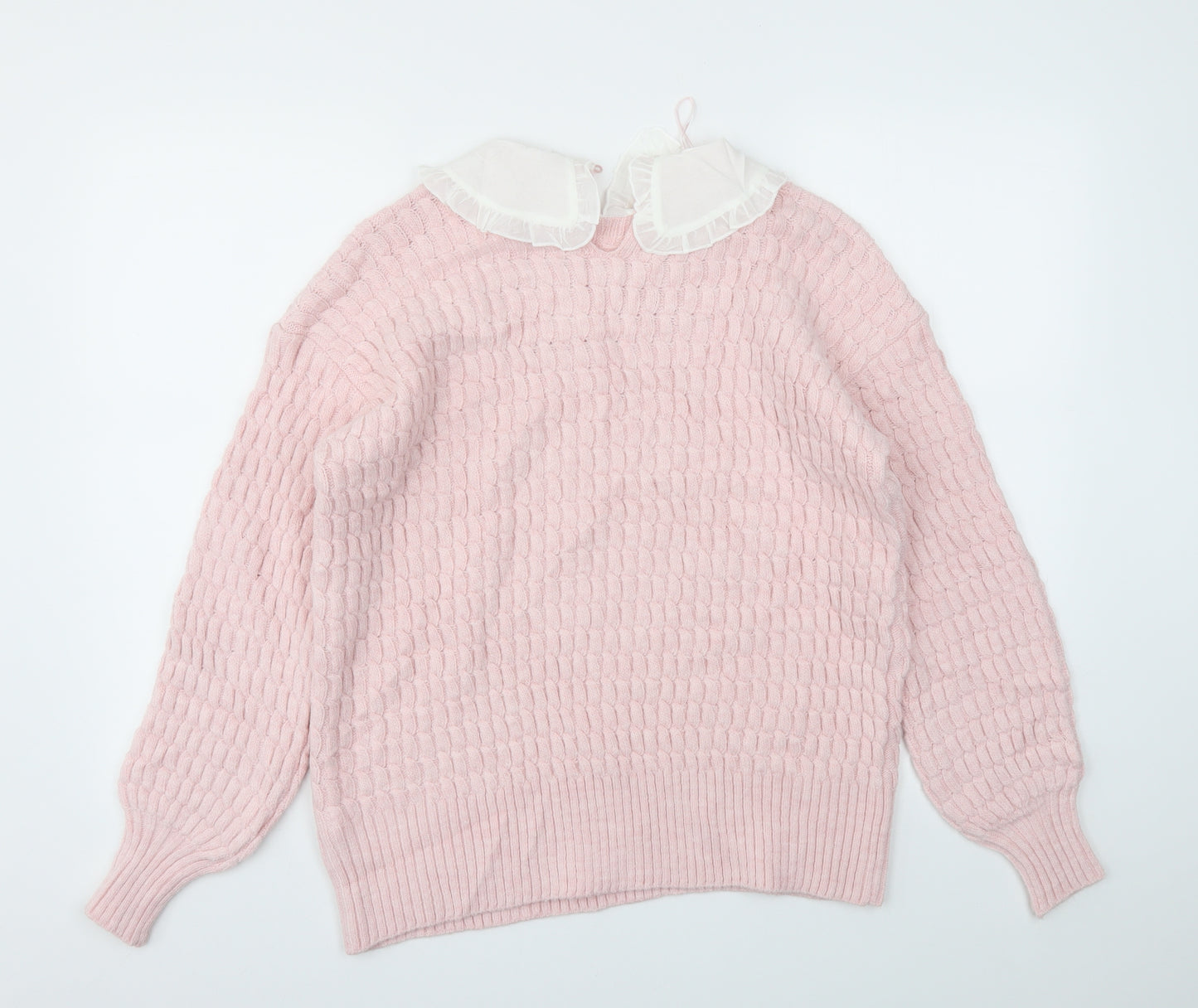 M&S Womens Pink   Pullover Jumper Size M