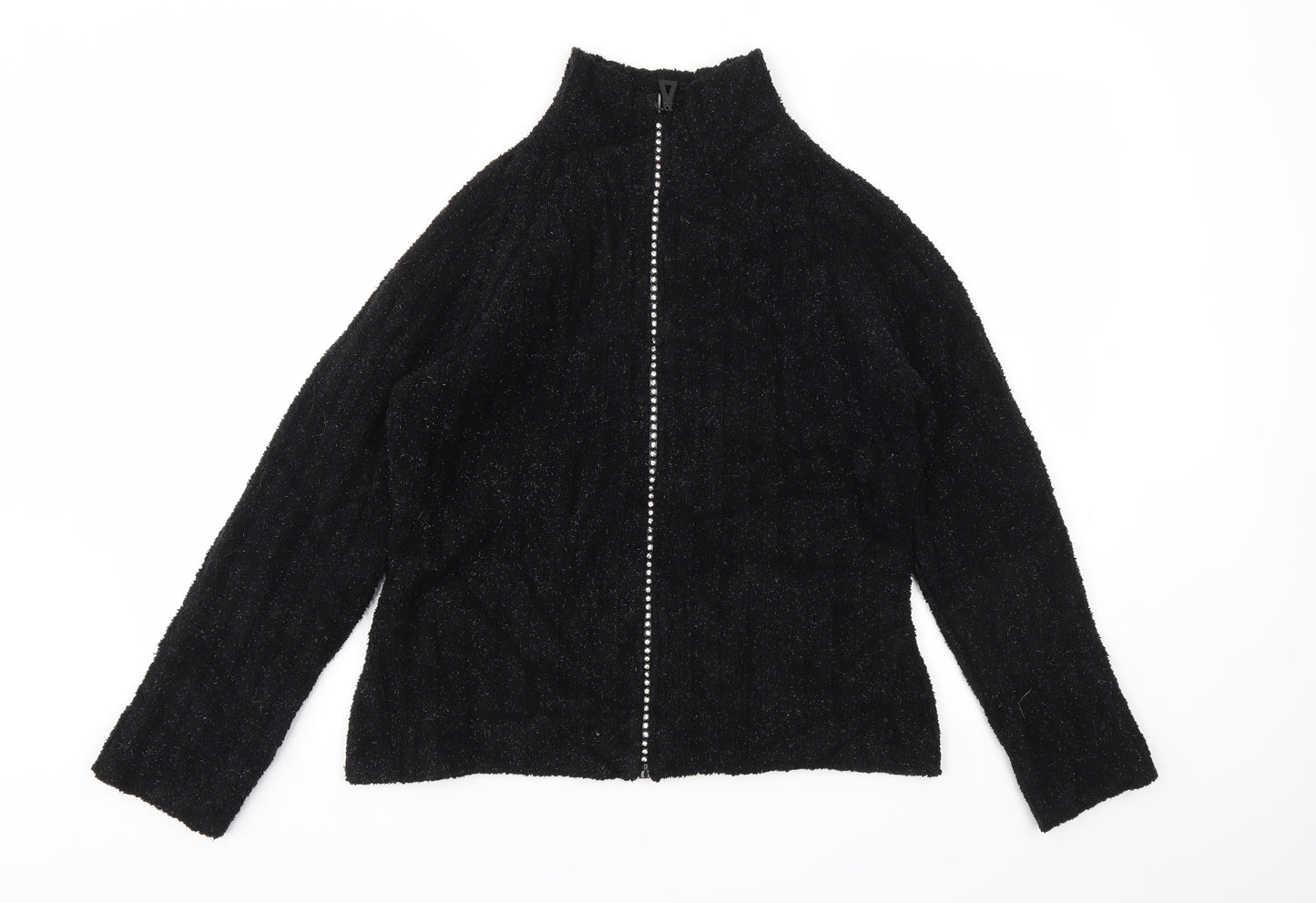 Roman Womens Black   Cardigan Jumper Size M