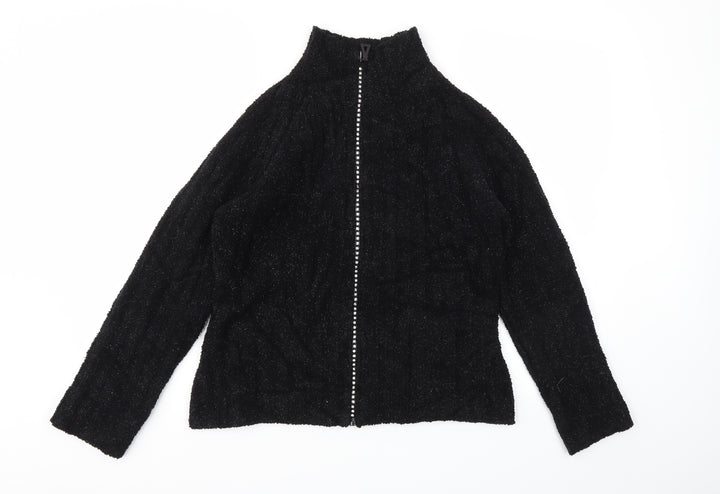 Roman Womens Black   Cardigan Jumper Size M