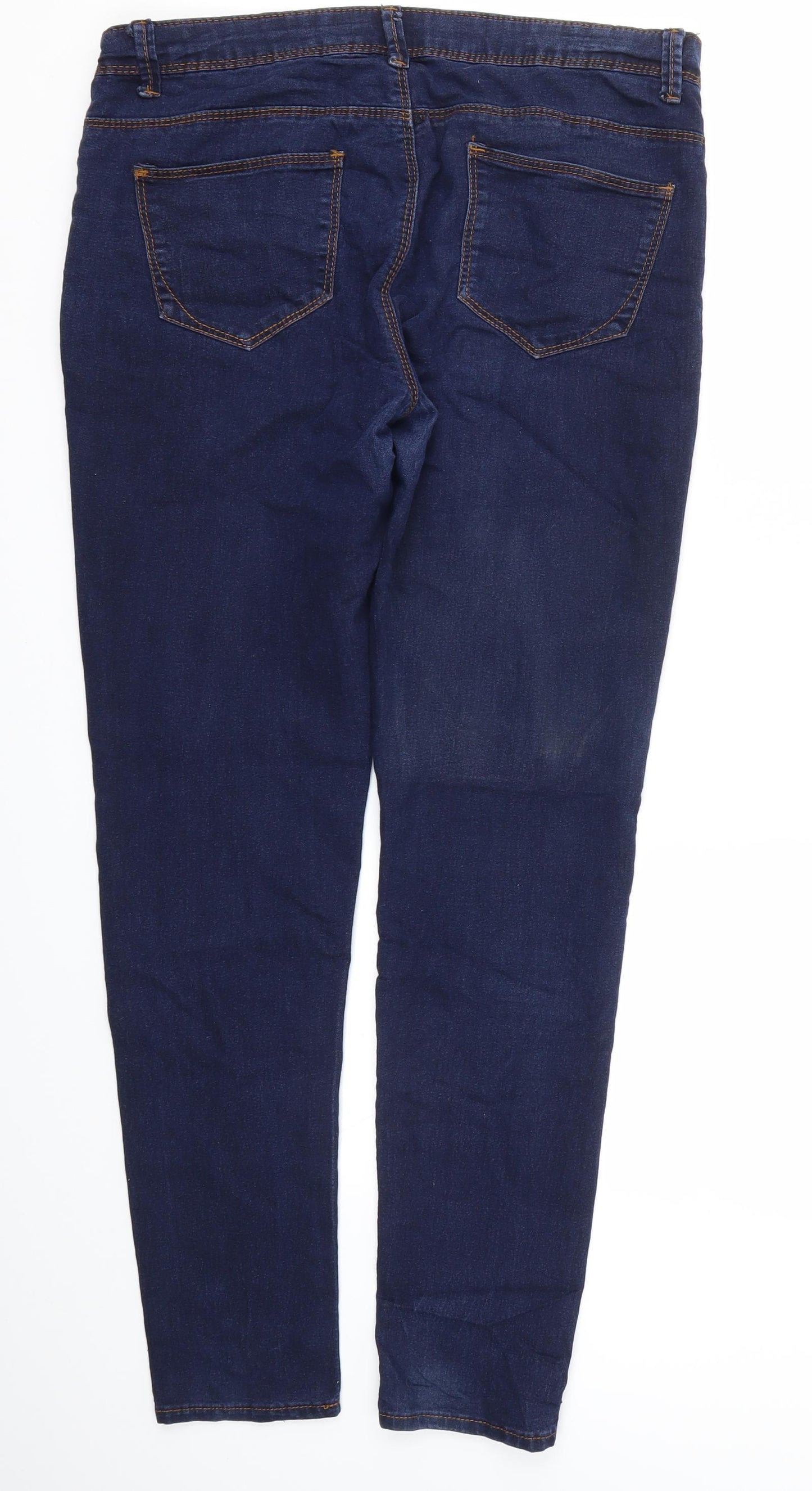 DENIM&CO Womens Blue   Skinny Jeans Size 12 L29 in