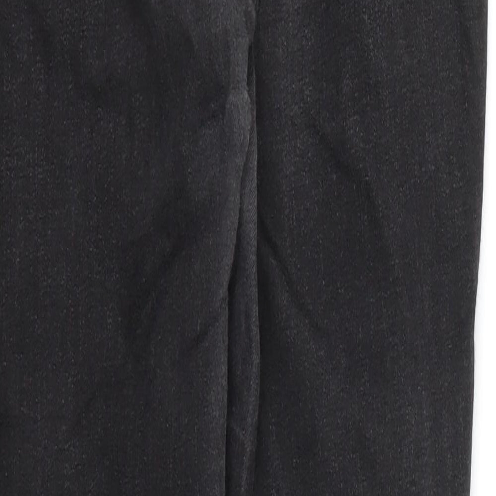 DENIM &CO Womens Black Houndstooth  Skinny Jeans Size 14 L26 in