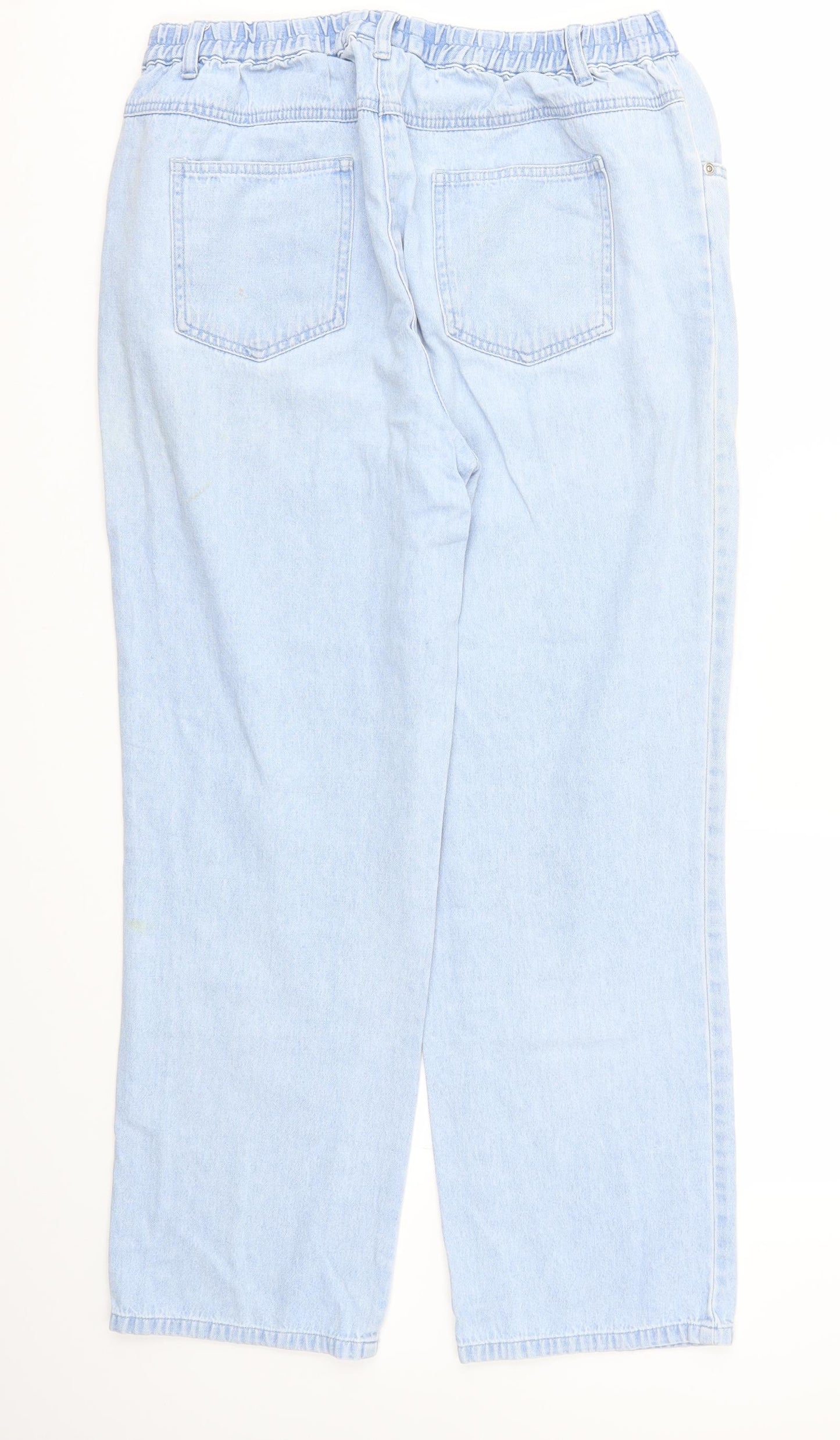 DAMART  Womens Blue   Straight Jeans Size 16 L27 in - stretch waistband