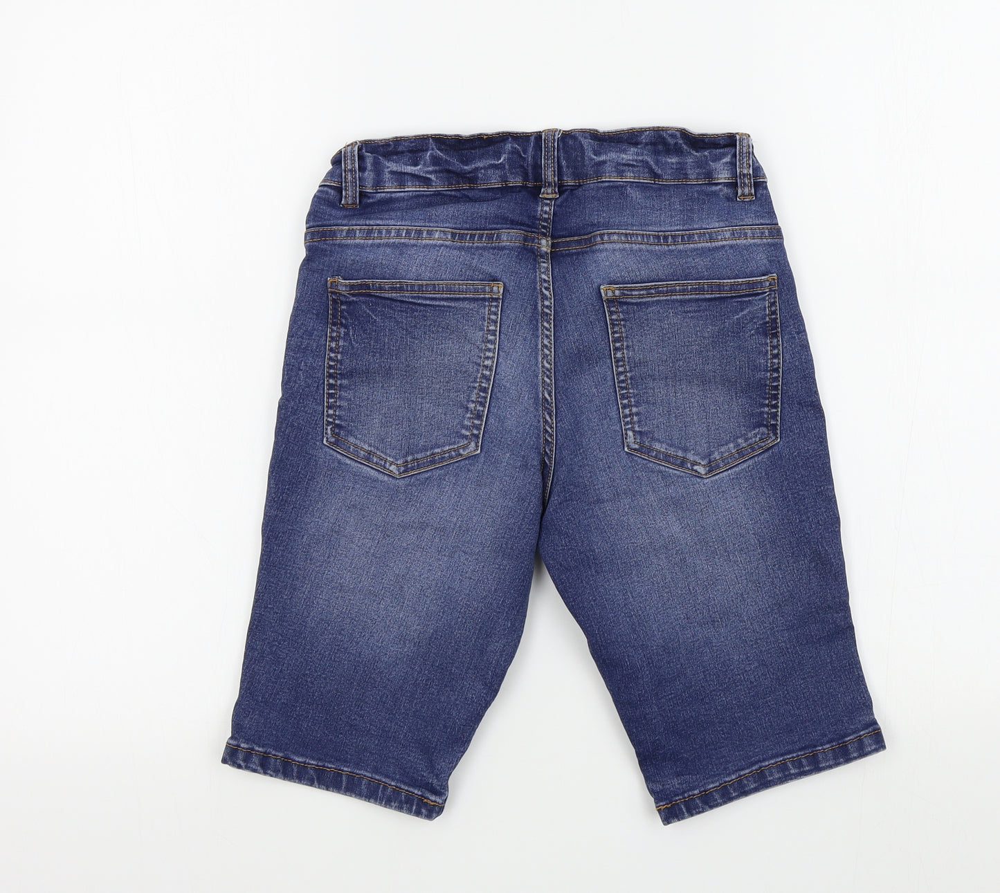 NEXT Boys Blue Colourblock  Bermuda Shorts Size 12 Years