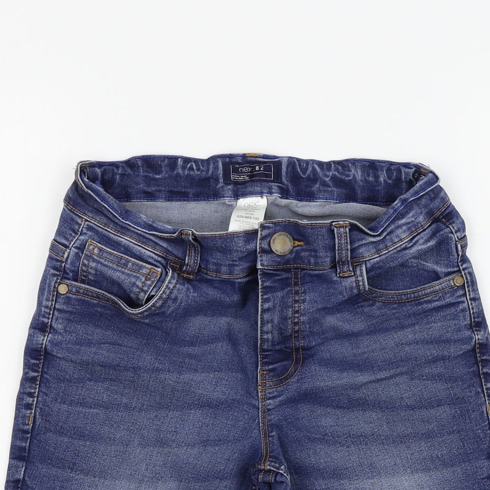 NEXT Boys Blue Colourblock  Bermuda Shorts Size 12 Years