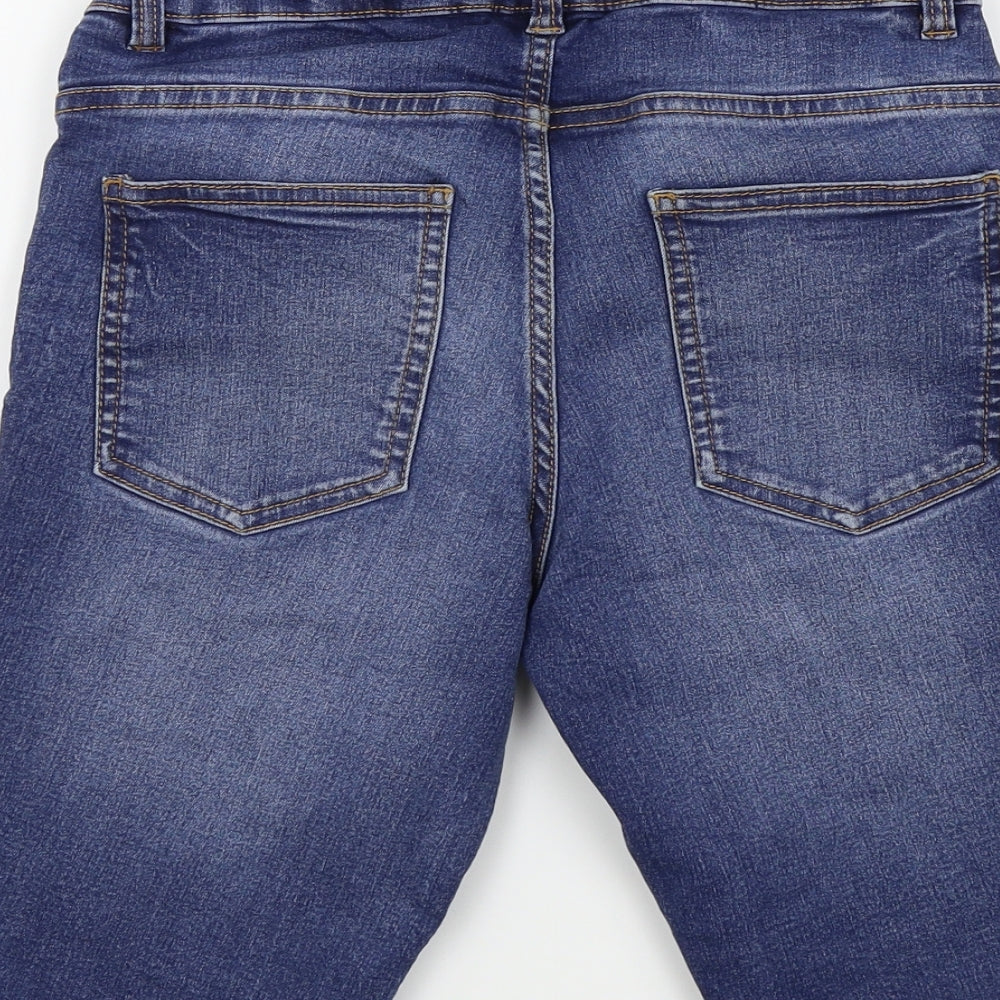 NEXT Boys Blue Colourblock  Bermuda Shorts Size 12 Years