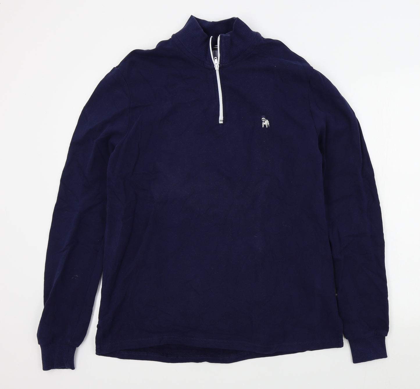 The Spitalfields Shirt Co Mens Blue   Pullover Jumper Size L