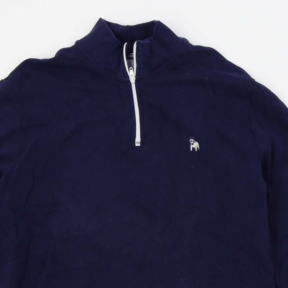 The Spitalfields Shirt Co Mens Blue   Pullover Jumper Size L