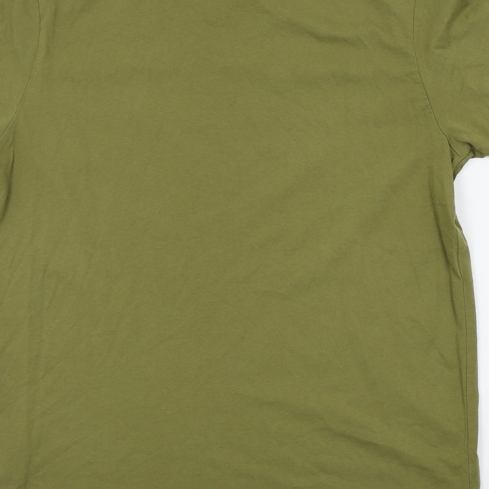 Paul Smith Mens Green Colourblock   T-Shirt Size L