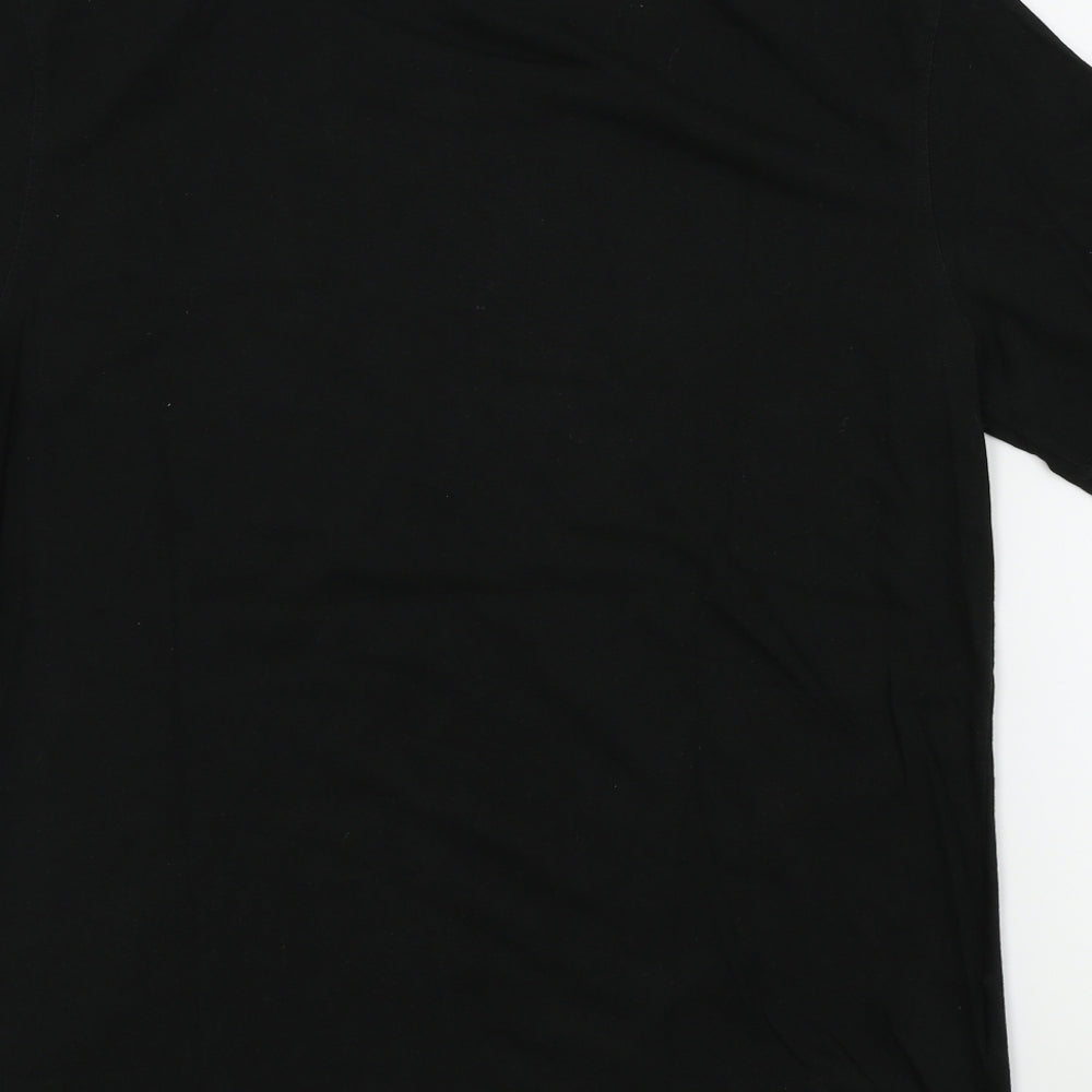 Lacoste Mens Black Colourblock   T-Shirt Size XL