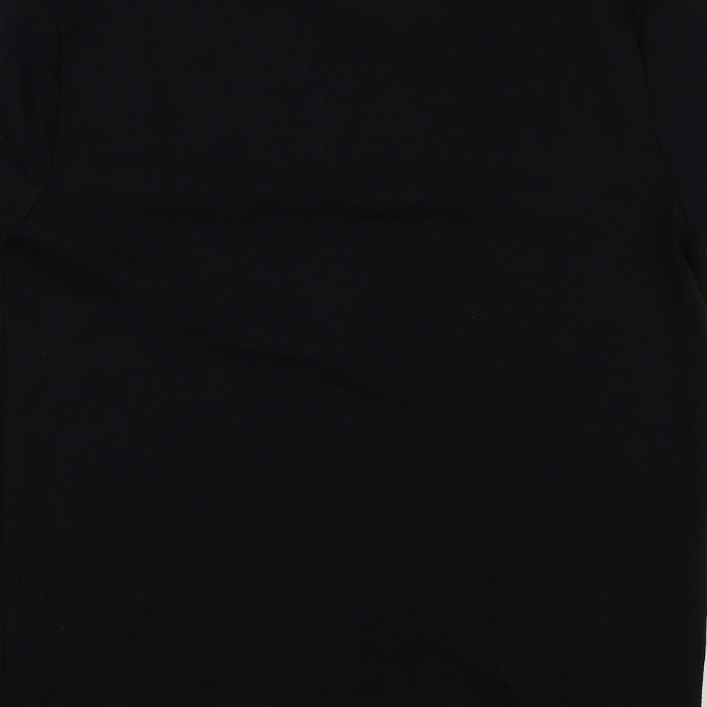River Island Mens Black Colourblock   T-Shirt Size M