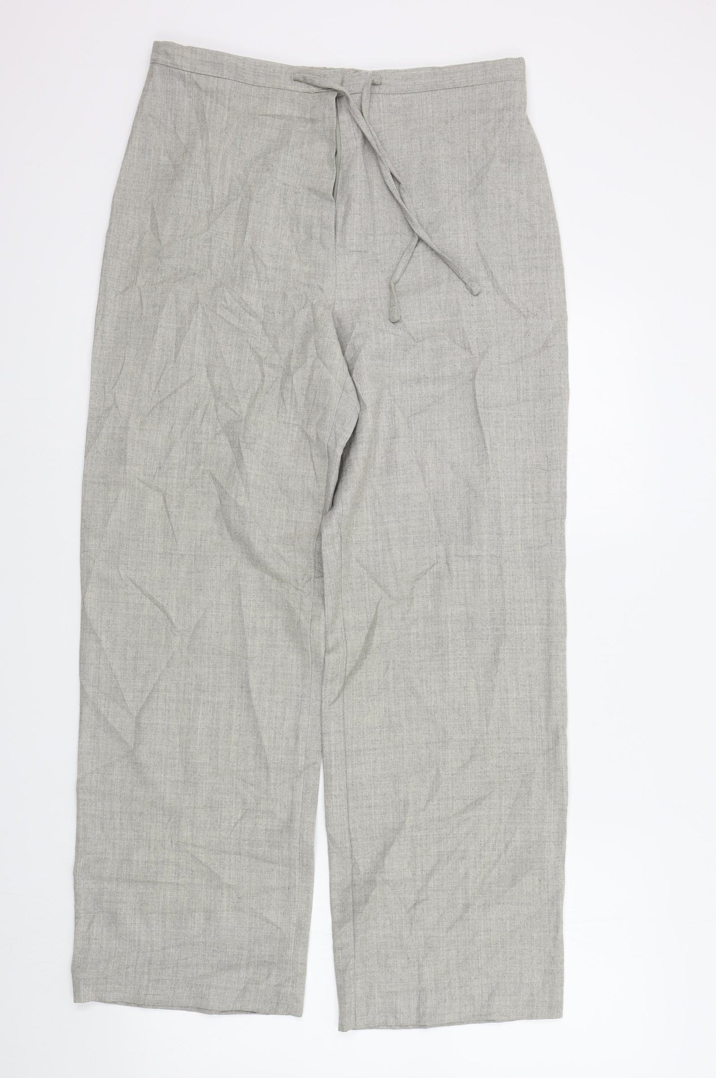 M&S Womens Beige   Trousers  Size 12 L28 in