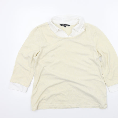 Bonmarché Womens Beige   Pullover Jumper Size 10