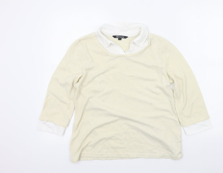 Bonmarché Womens Beige   Pullover Jumper Size 10