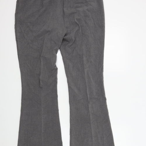 Papaya Womens Grey   Trousers  Size 16 L30 in