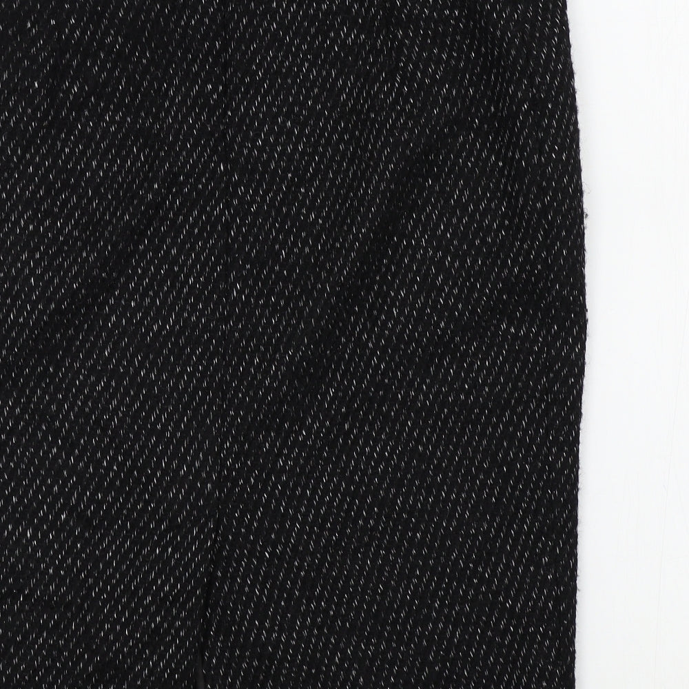 M&S Womens Black   A-Line Skirt Size 12