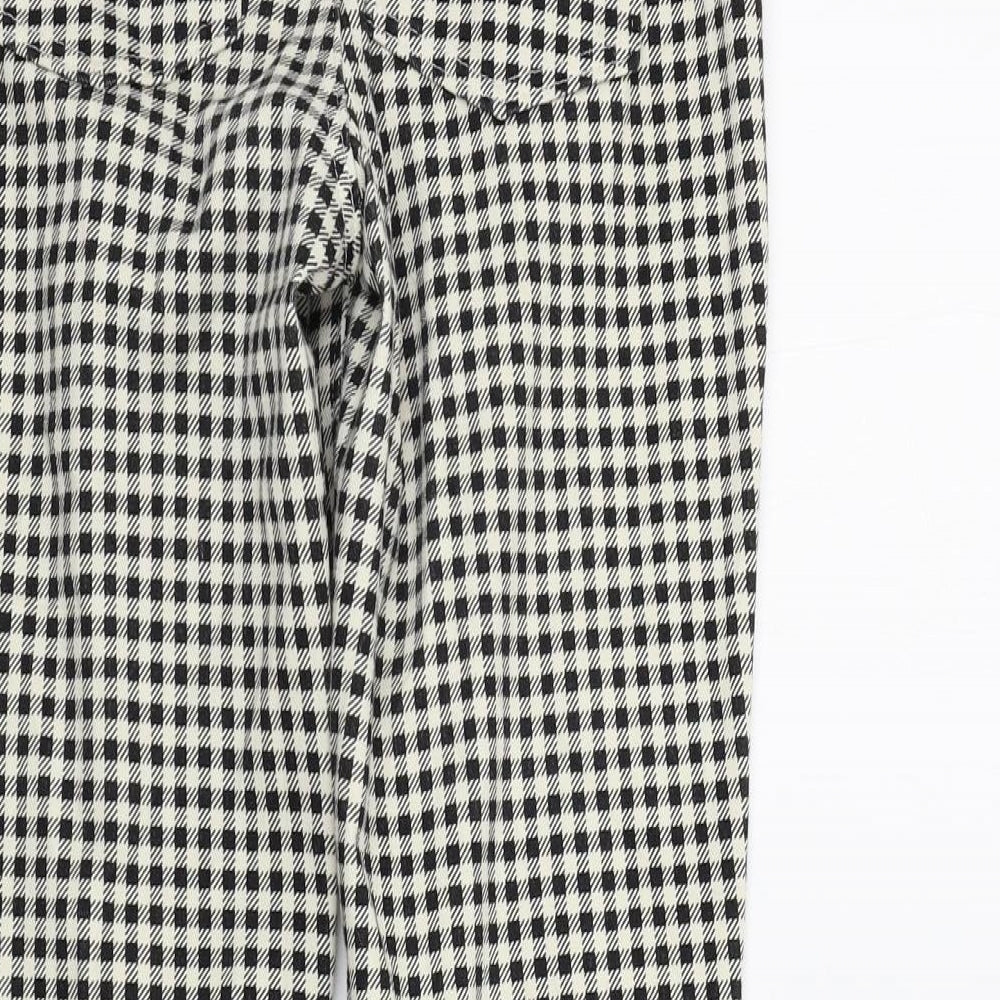 Uniqlo Womens Black Geometric  Trousers  Size 4 L24 in