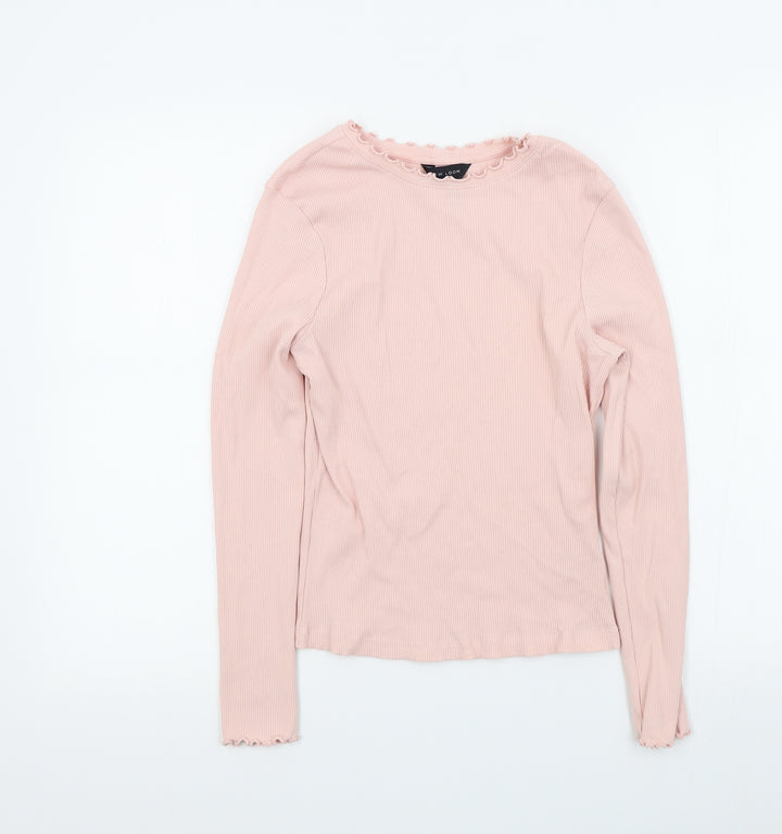 New Look Womens Pink Pullover Jumper Size 12