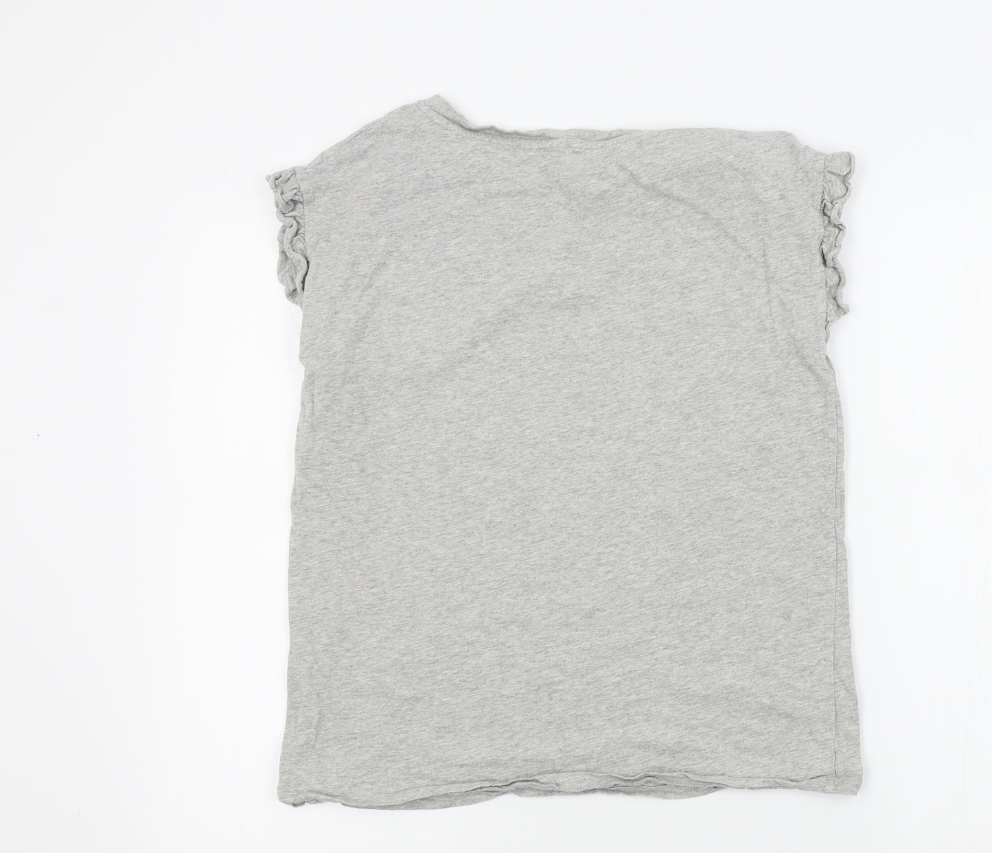 River Island Womens Grey   Basic T-Shirt Size 8