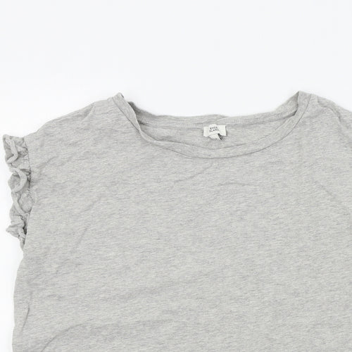River Island Womens Grey   Basic T-Shirt Size 8