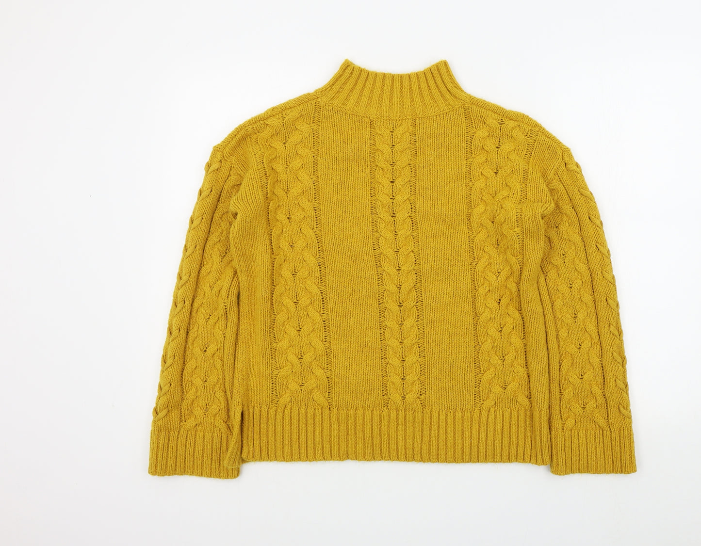 Papaya Womens Yellow   Pullover Jumper Size S