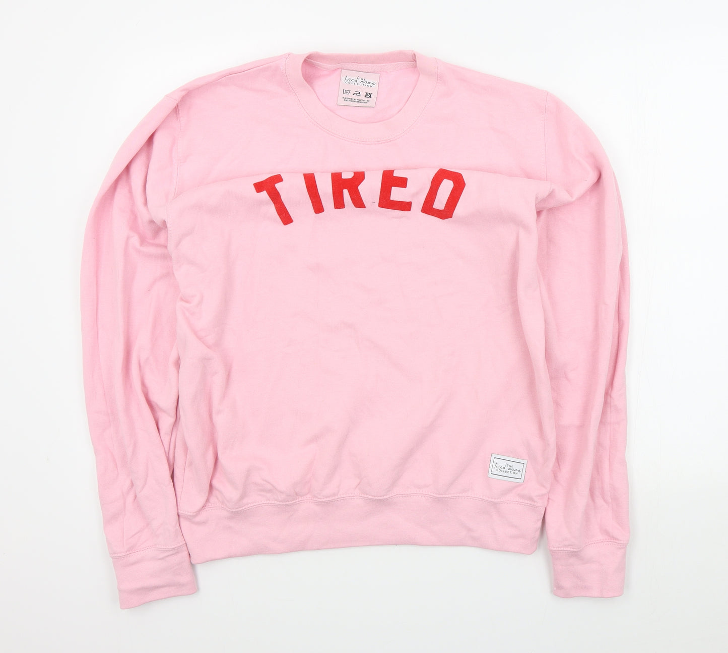 the tired mama collection Womens Pink   Pullover Jumper Size L