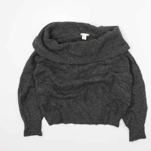 H&M Womens Green   Pullover Jumper Size S