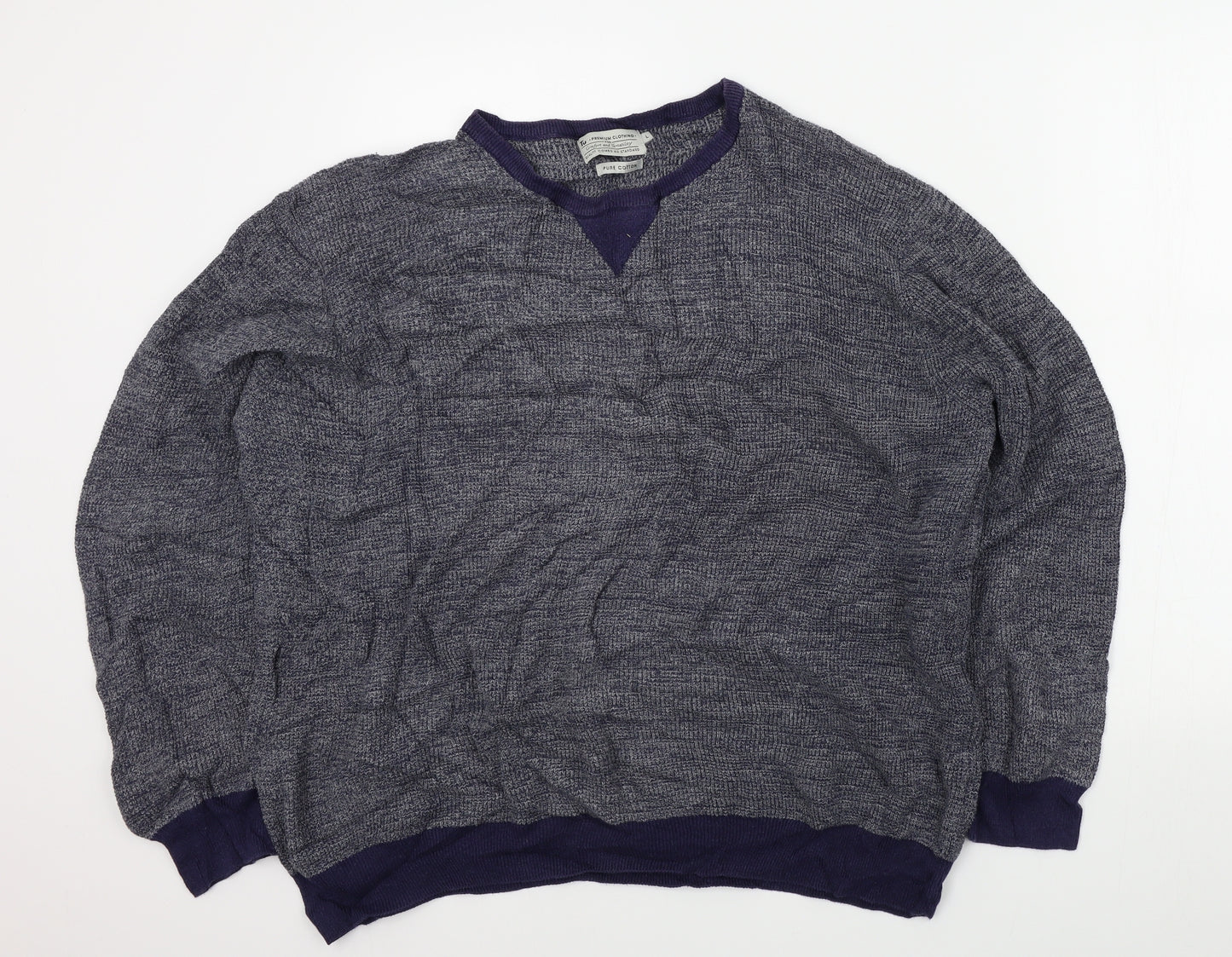 TU Mens Black   Pullover Jumper Size L
