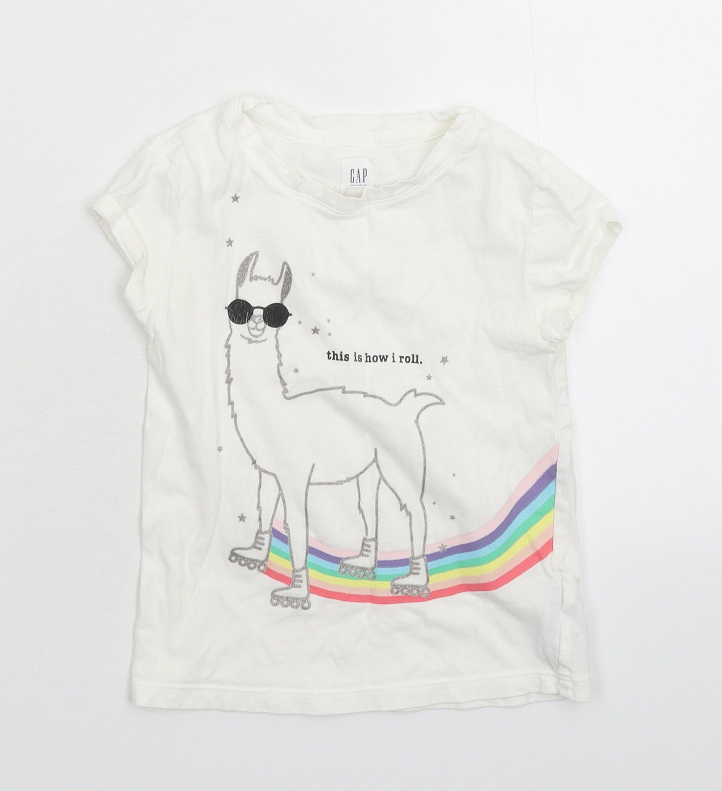 Gap Boys White   Basic T-Shirt Size XS