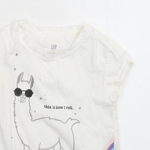 Gap Boys White   Basic T-Shirt Size XS