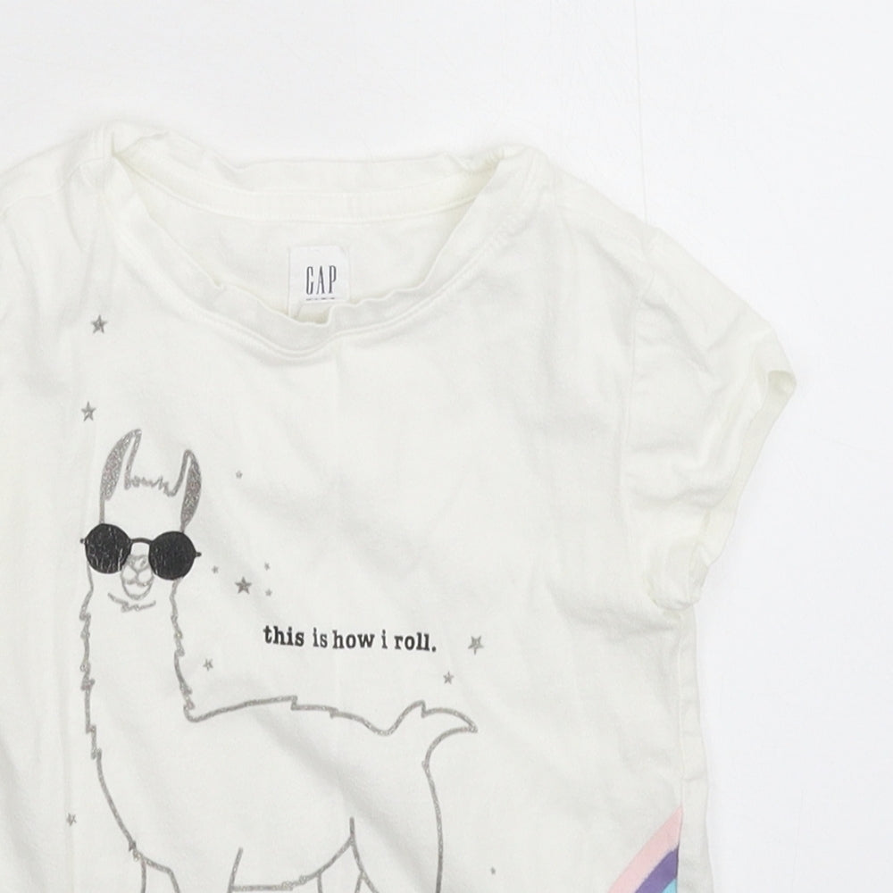 Gap Boys White   Basic T-Shirt Size XS