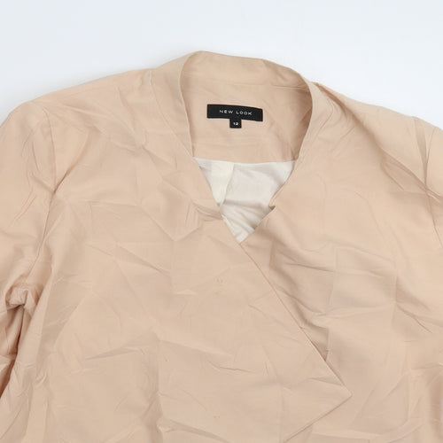 New Look Womens Beige   Jacket Blazer Size 12