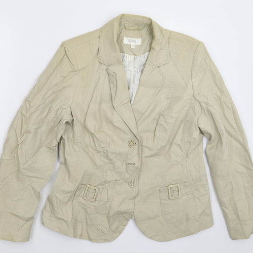 Marks and Spencer Womens Grey   Jacket Blazer Size 14