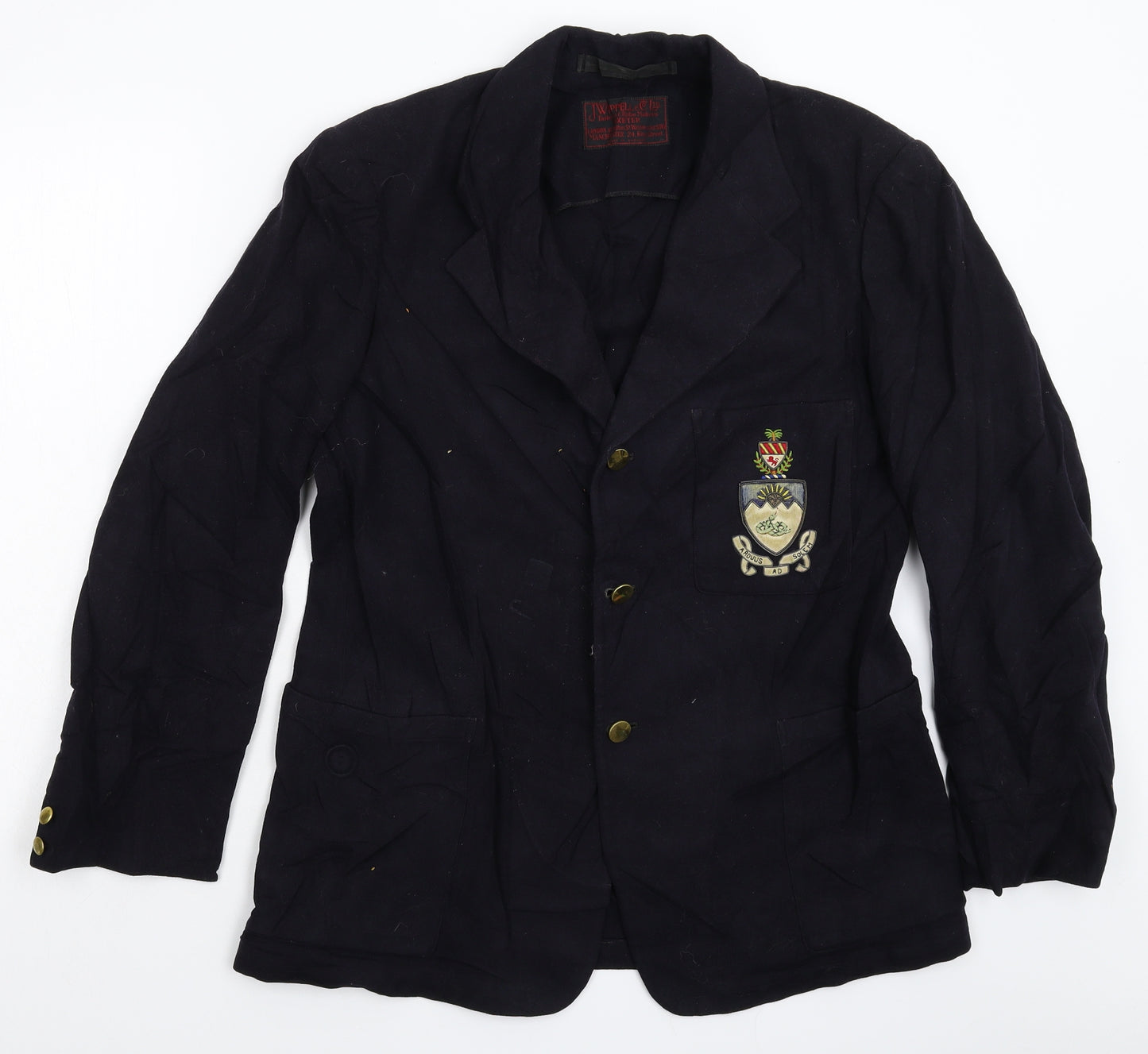 J Wippell Mens Blue   Jacket Blazer Size 38