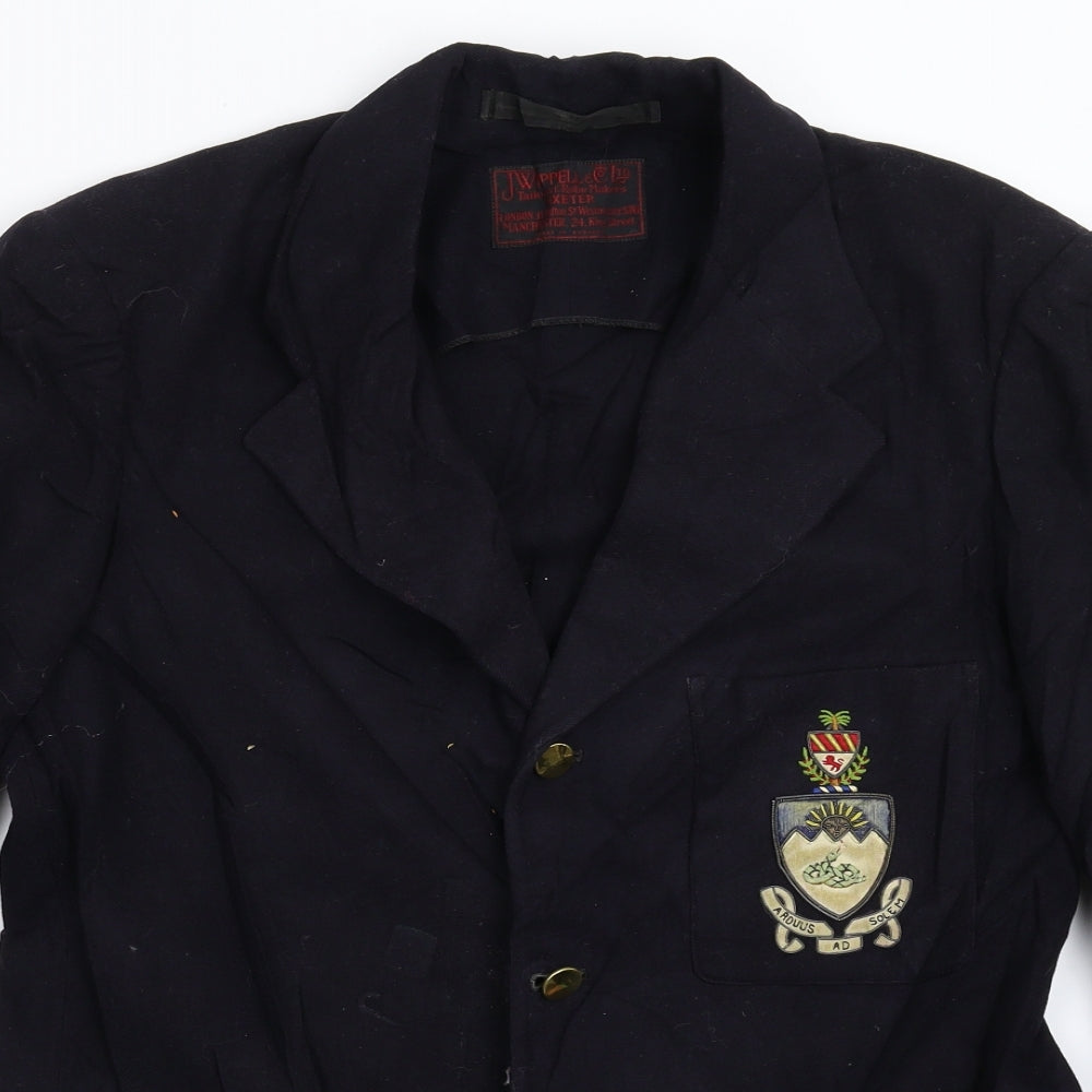 J Wippell Mens Blue   Jacket Blazer Size 38