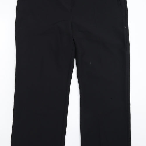 Peacocks Womens Black   Trousers  Size 18 L30 in