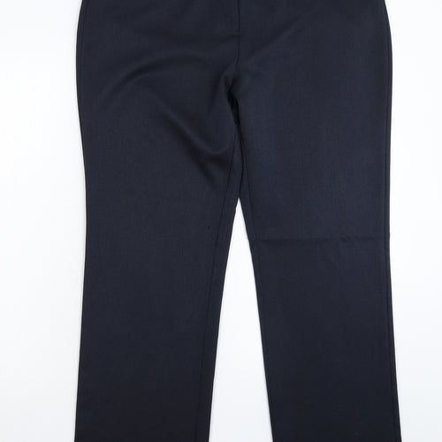 F&F Womens Blue   Dress Pants Trousers Size 16 L30 in