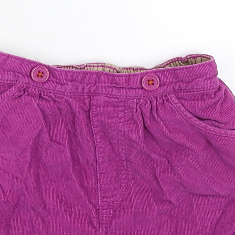 Marks and Spencer Baby Purple  Corduroy Cropped Trousers Size 12-18 Months