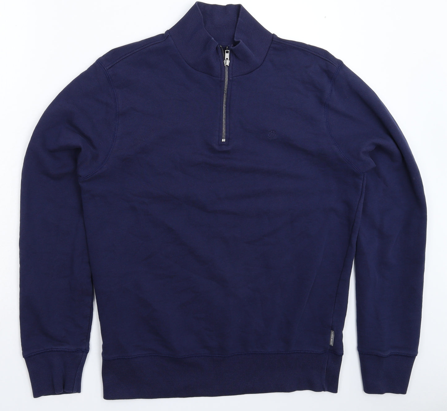 Peter Werth Mens Blue   Pullover Sweatshirt Size M