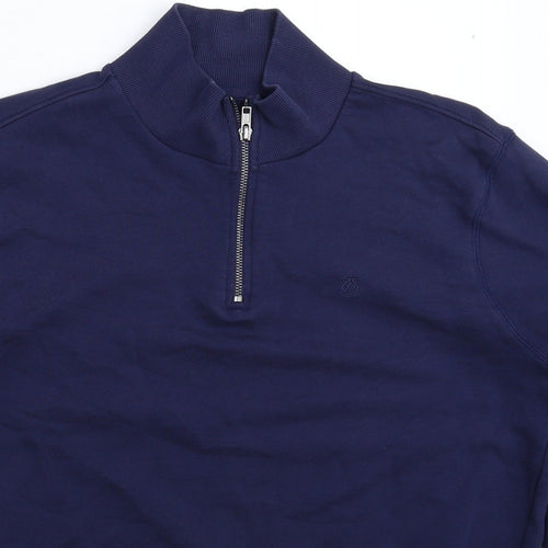Peter Werth Mens Blue   Pullover Sweatshirt Size M