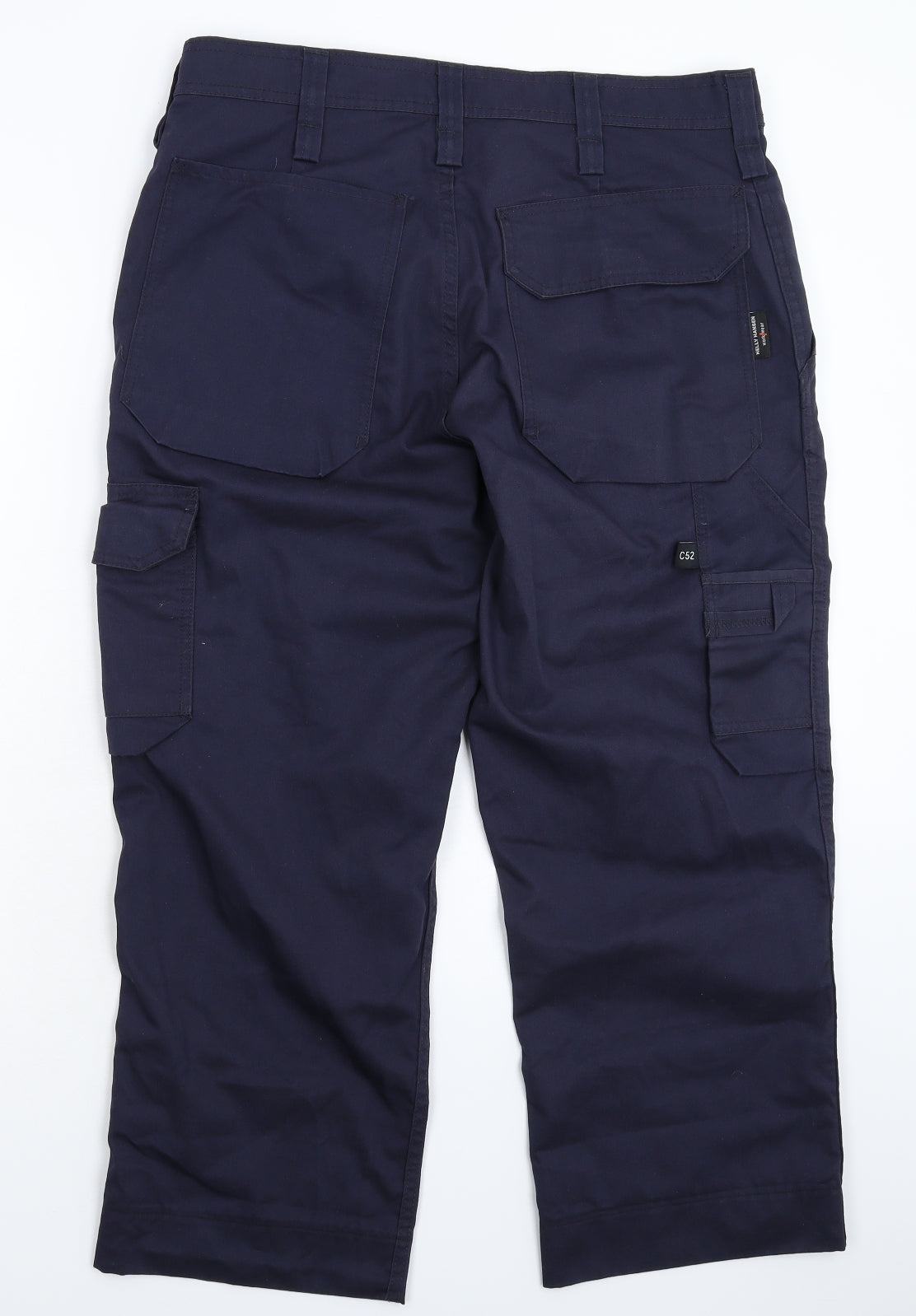 Helly Hansen Mens Blue   Cargo Trousers Size 36 L26 in - Crop