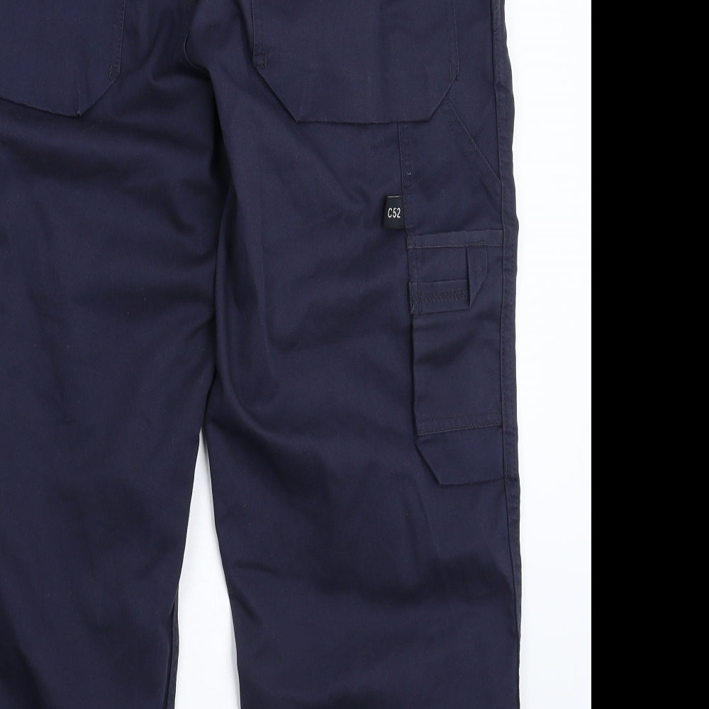 Helly Hansen Mens Blue   Cargo Trousers Size 36 L26 in - Crop