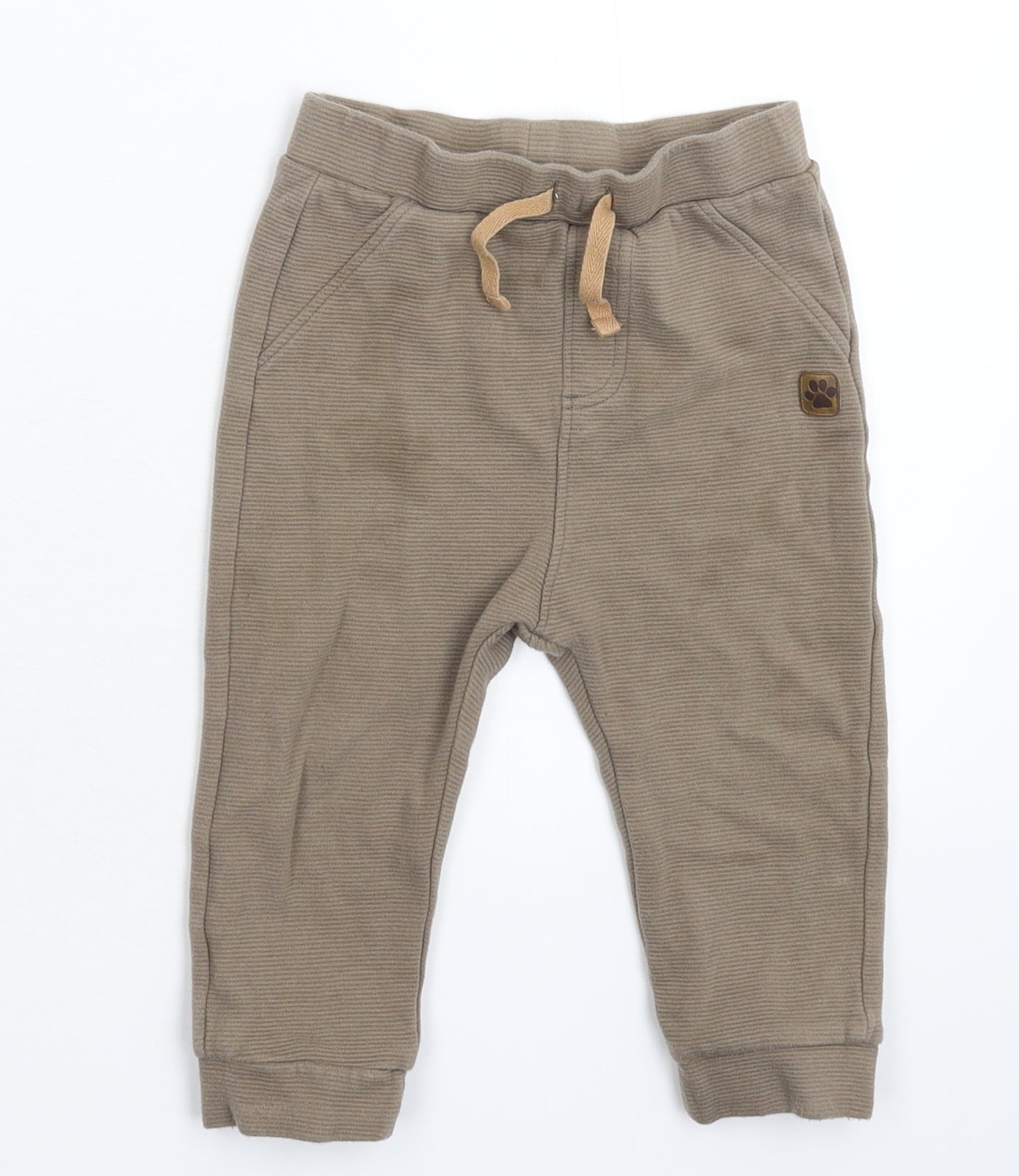 Nutmeg Baby Grey   Jogger Trousers Size 12-18 Months
