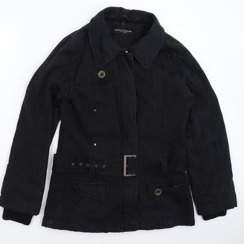 Dorothy Perkins Womens Black   Jacket Coat Size 10