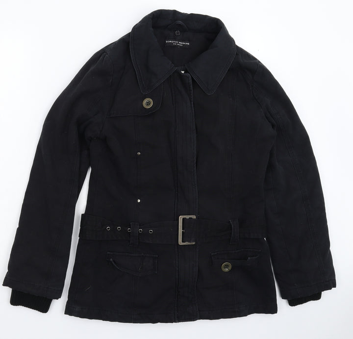Dorothy Perkins Womens Black   Jacket Coat Size 10