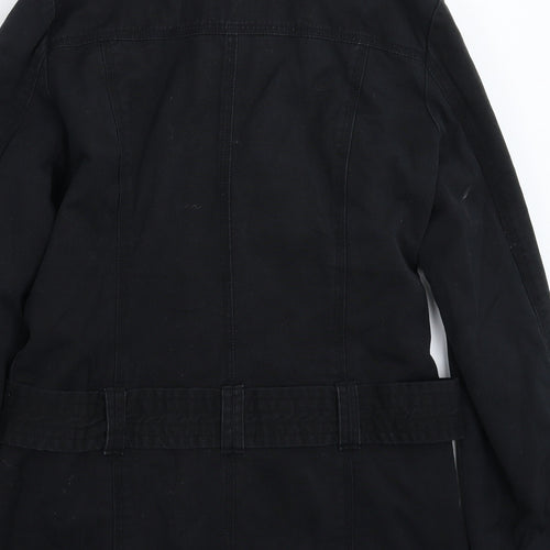 Dorothy Perkins Womens Black   Jacket Coat Size 10