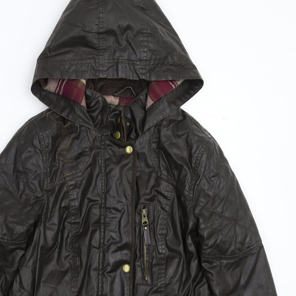 Marks and Spencer Womens Brown   Jacket Coat Size 8