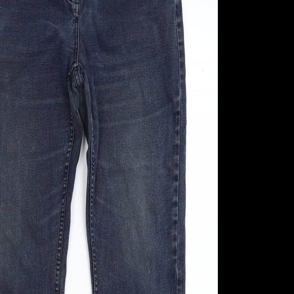 Cotton Traders Womens Blue  Denim Straight Jeans Size 16 L29 in