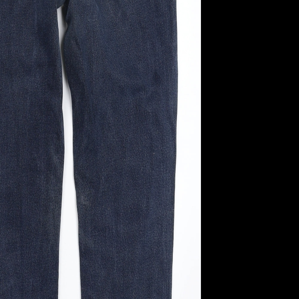 Cotton Traders Womens Blue  Denim Straight Jeans Size 16 L29 in